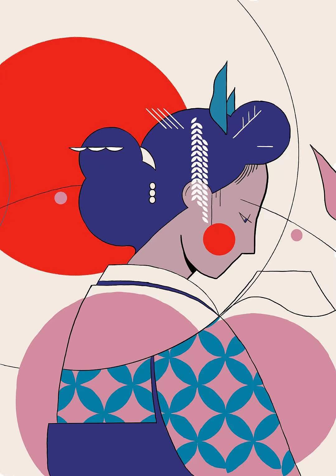 临摹插画