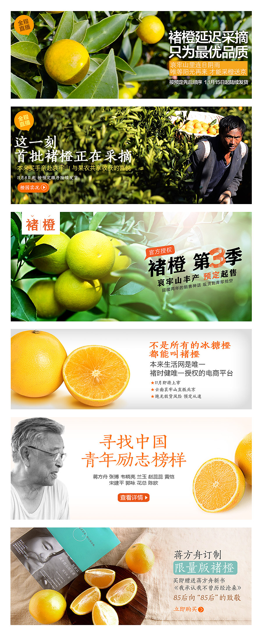  本来生活网褚橙作品集