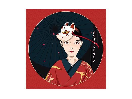 日式插画(个人主页-ZMzI4MTA4OTY=) - 商业插画 - 站酷设计师猫眼儿原创素材 - 站酷ZCOOL