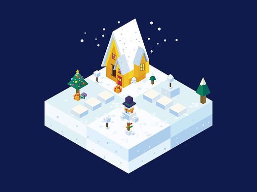 圣诞主题2.5D（个人主页-ZMjUyMzIyNDg=） - 其他 - 站酷设计师TD_anan原创素材 - 站酷ZCOOL