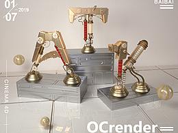C4D OC渲染器作品合集