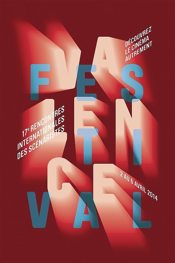 海报设计 | 红蓝色海报设计