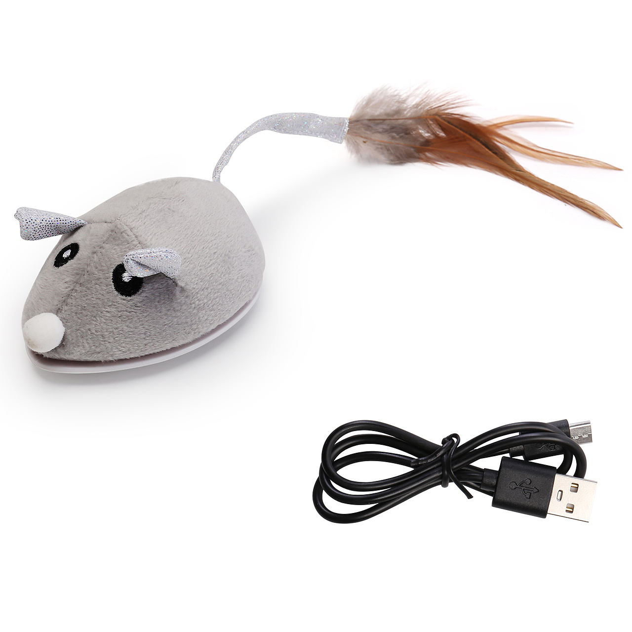 亚马逊-仿真老鼠玩具猫咪玩具亚马逊产品主图