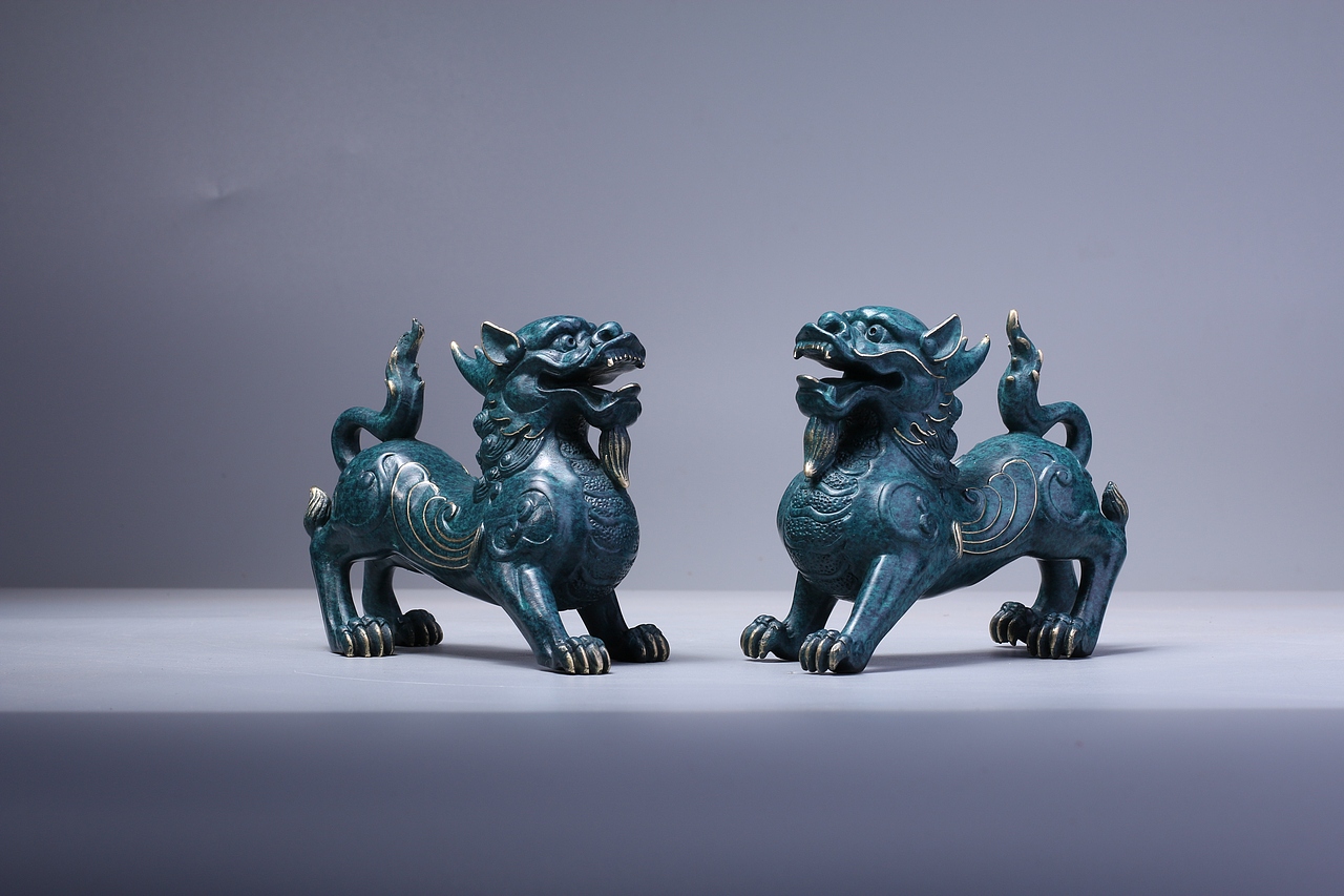 铜臻艺术貔貅家居摆件风水吉祥物