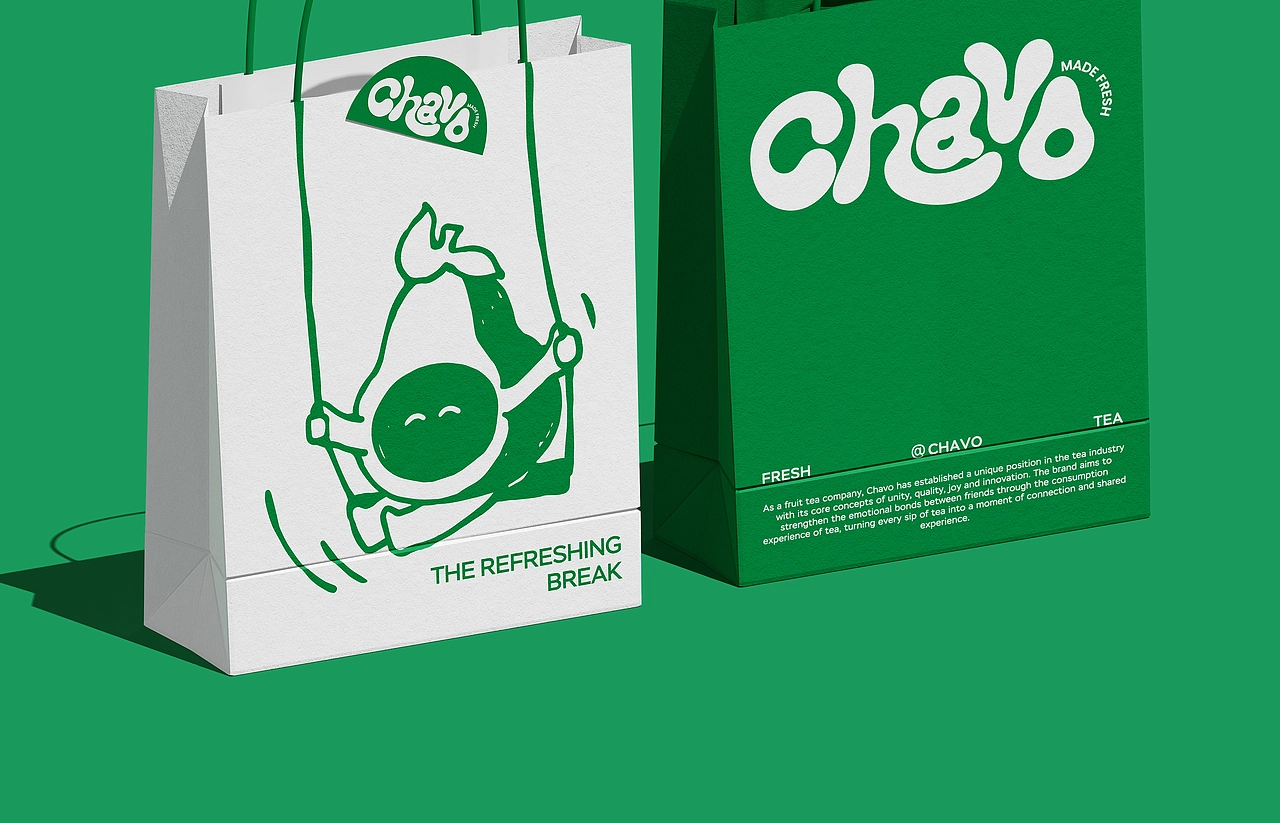新加坡果茶Chavo品牌设计｜Made Fresh！