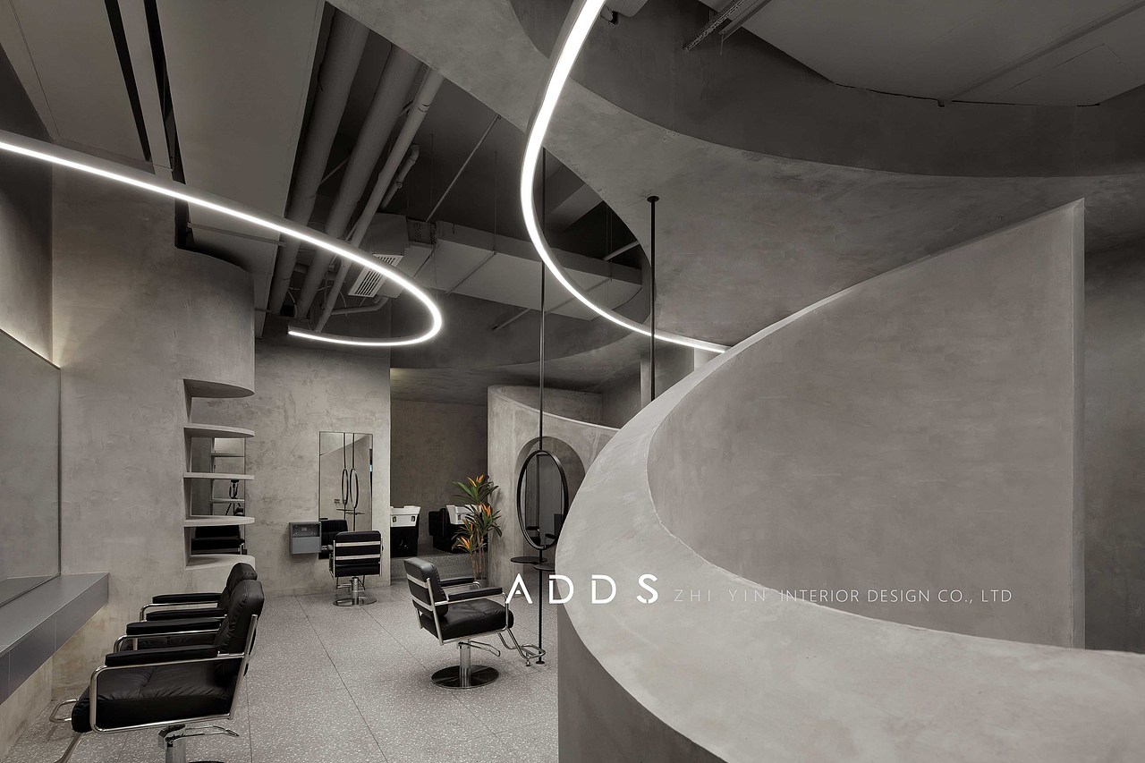 湖南ADDS设计事务所 I 实景iCare美发沙龙