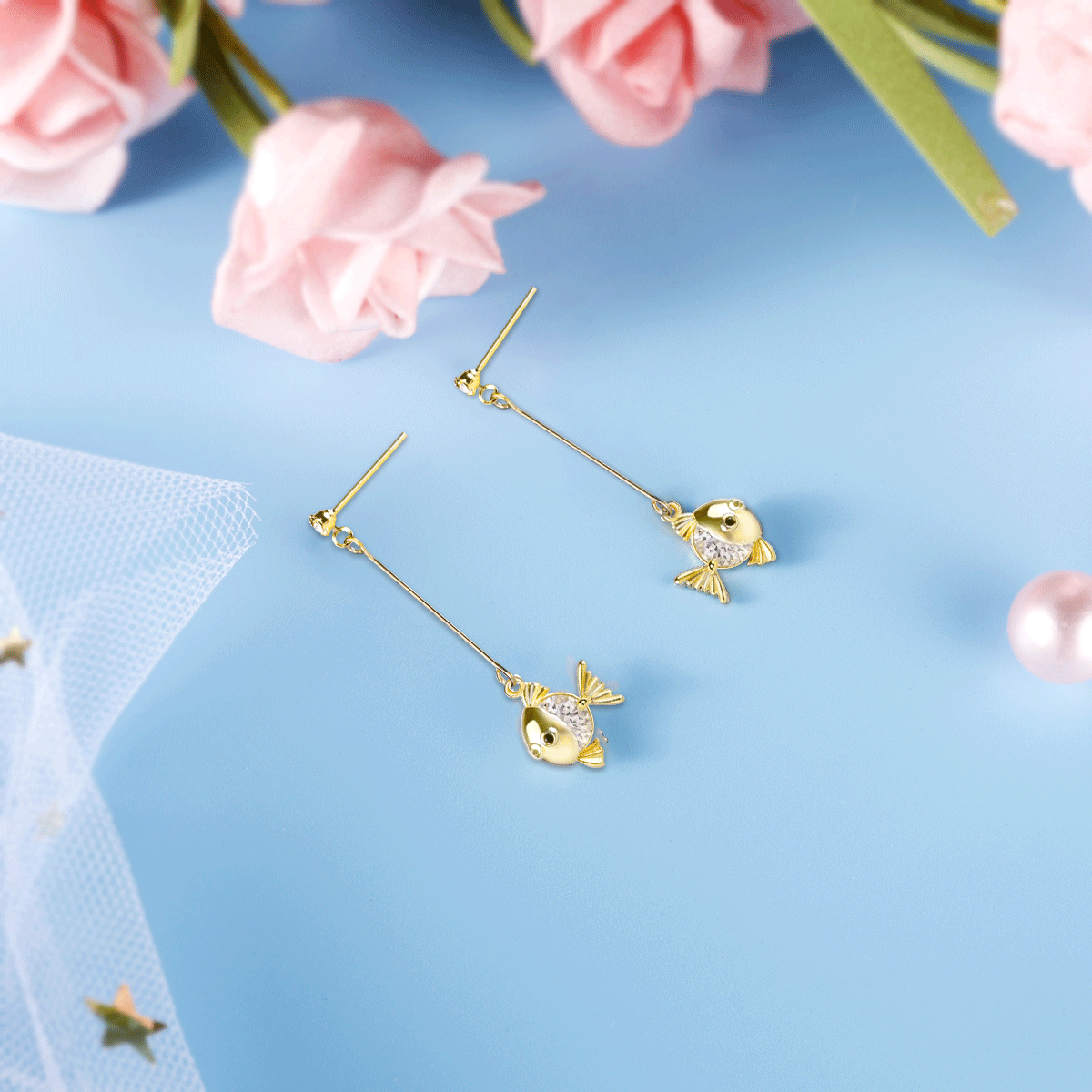 金鱼耳环