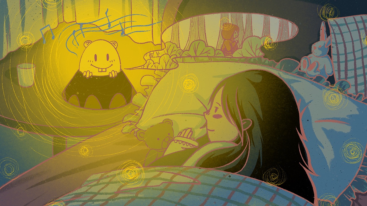 给同学毕设画的介绍图|插画|艺术插画|禾时雨 - 原创作品 - 站酷