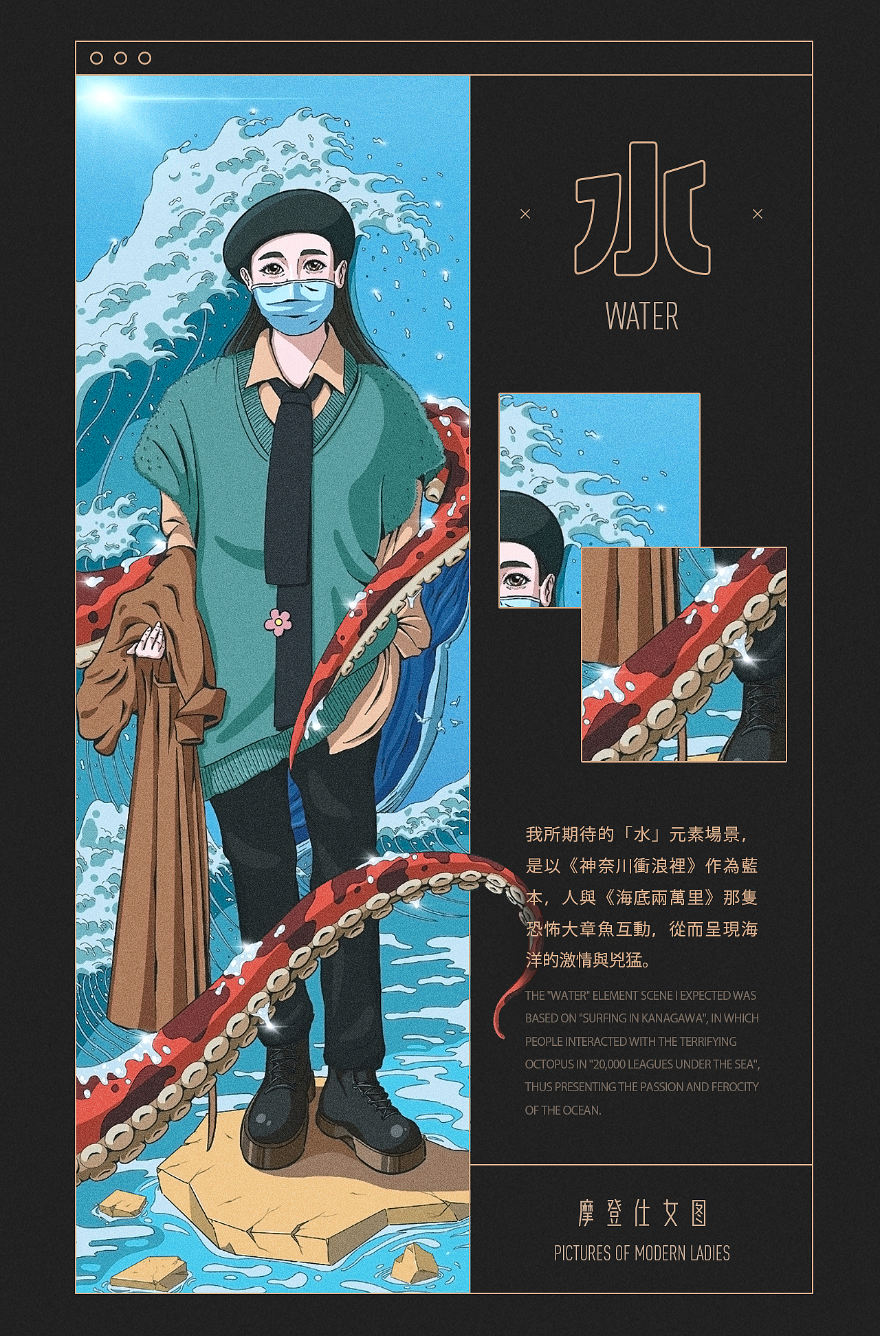摩登仕女图（图ZMjA1ODczNTI4） - 新锐潮流插画 - 站酷设计师FatdragonWong原创素材 - 站酷ZCOOL