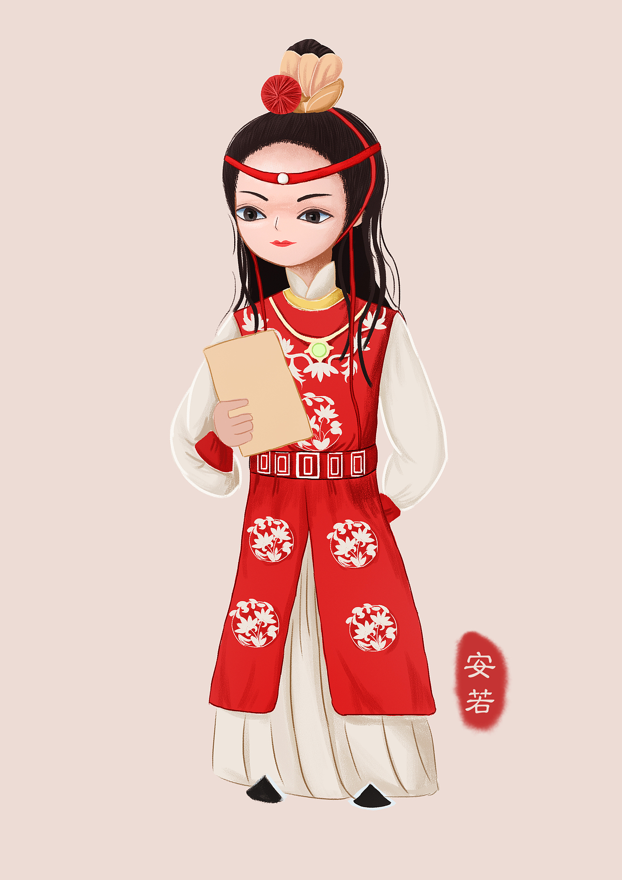国风京剧贾宝玉（图ZMjM3MzYxMDky） - 商业插画 - 站酷设计师安若Chloe原创素材 - 站酷ZCOOL