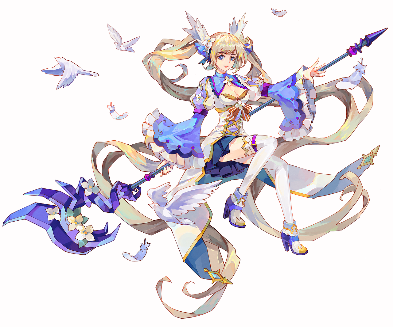 白鴿（圖ZMjg1ODMxOTQ4） - 游戲原畫(huà) - 站酷設(shè)計(jì)師羅衣葉葉beimi原創(chuàng)素材 - 站酷ZCOOL