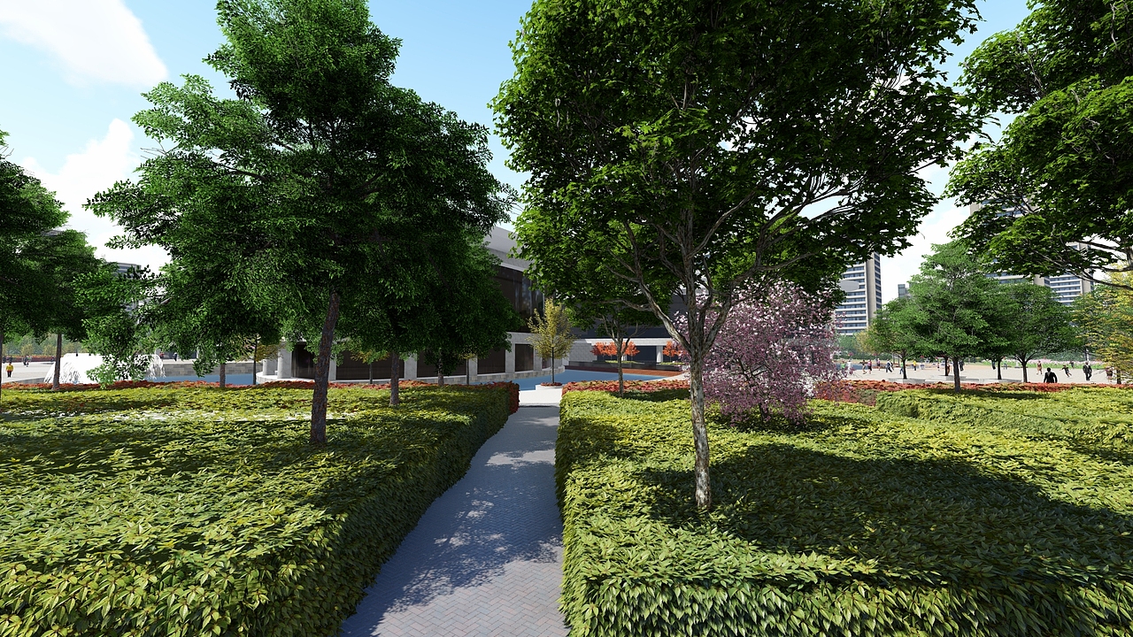 奥体馆广场设计