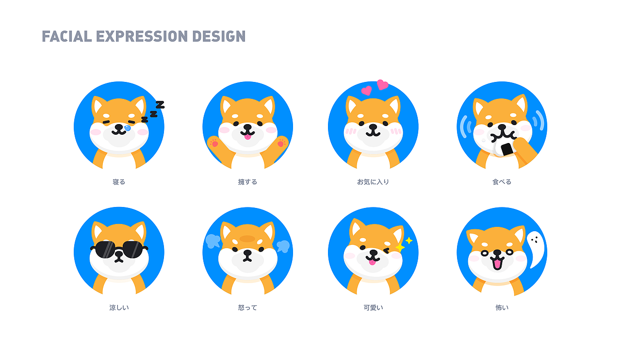 MOMO IP DESING 柴犬 品牌 吉祥物设计