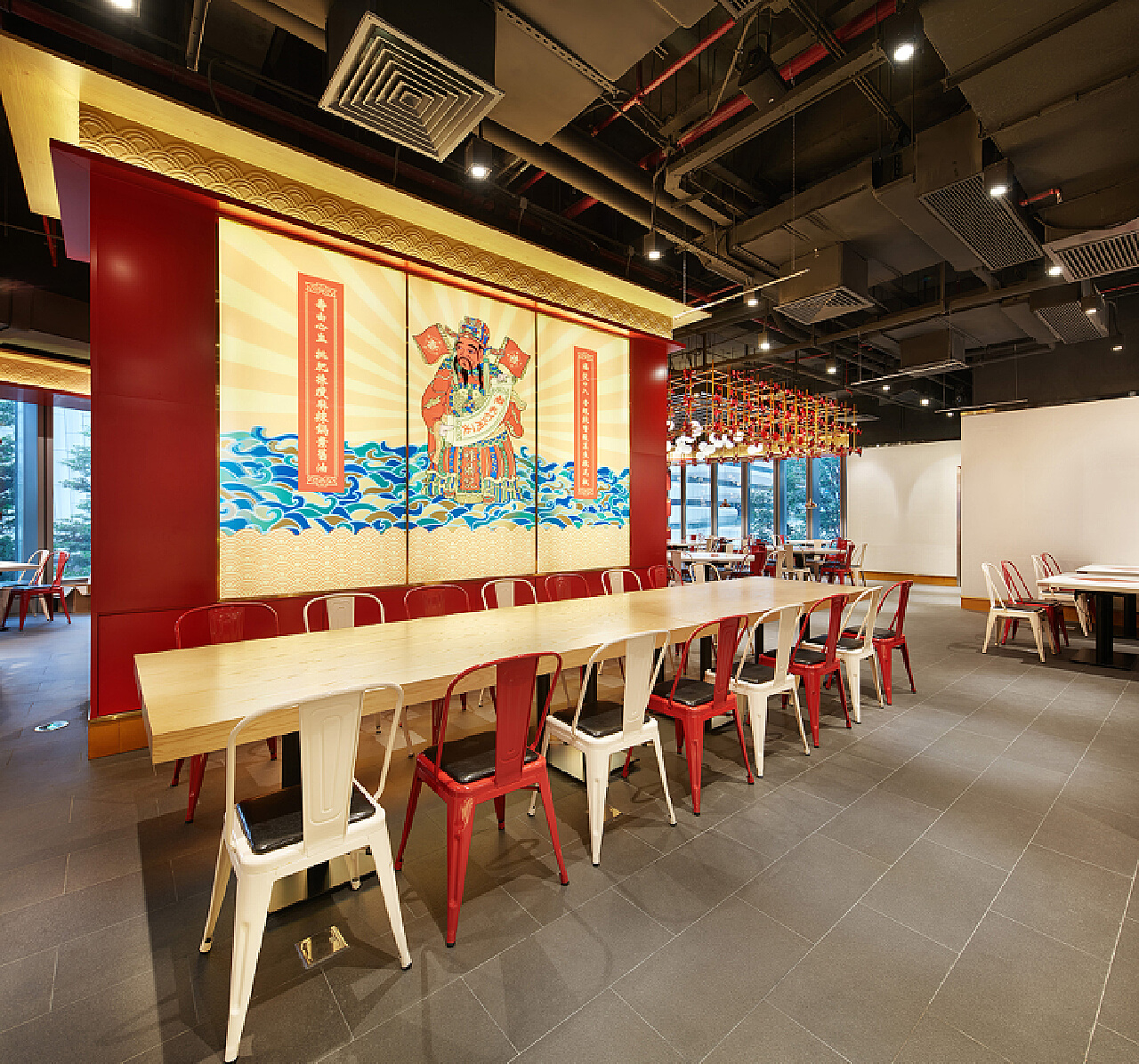 川味餐厅设计·餐厅设计·餐饮空间设计：炭舍|空间|家装设计|艺鼎装饰设计 - 原创作品 - 站酷 (ZCOOL)