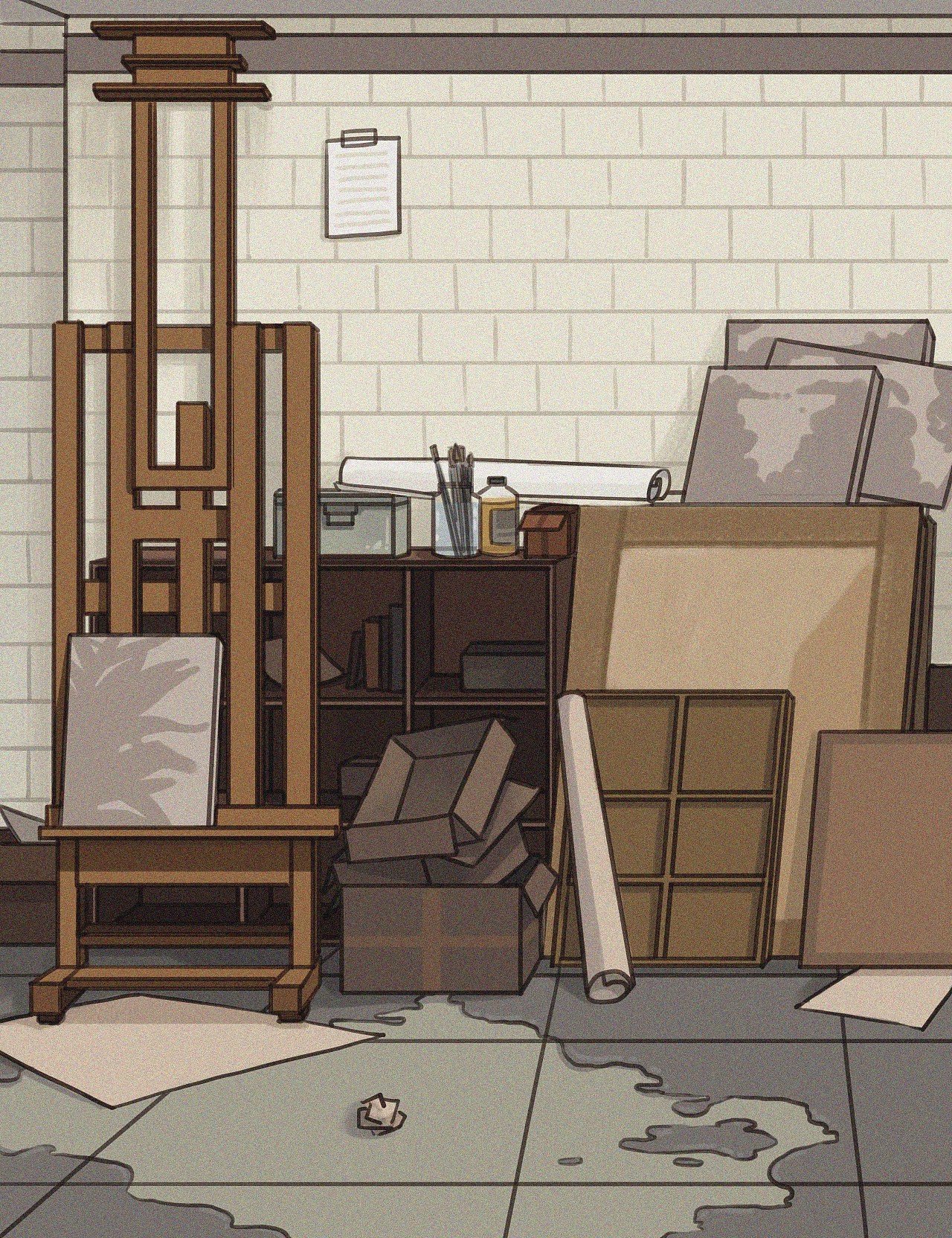 画室|插画|插画习作|刘昆昆 - 原创作品 - 站酷 (zcool)
