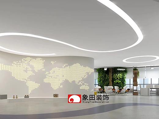 象田装饰-重庆清禧环保办公室装修设计作品分享