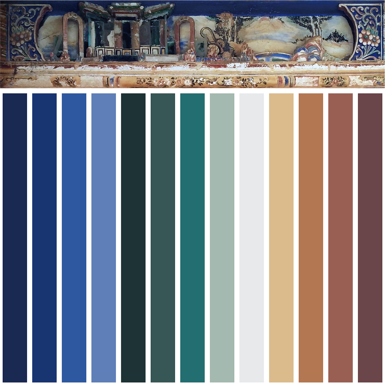 色卡-闽南传统建筑壁画