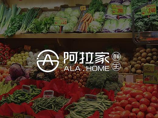 《阿拉家鲜生》武汉VI设计|LOGO设计  艾的尔设计
