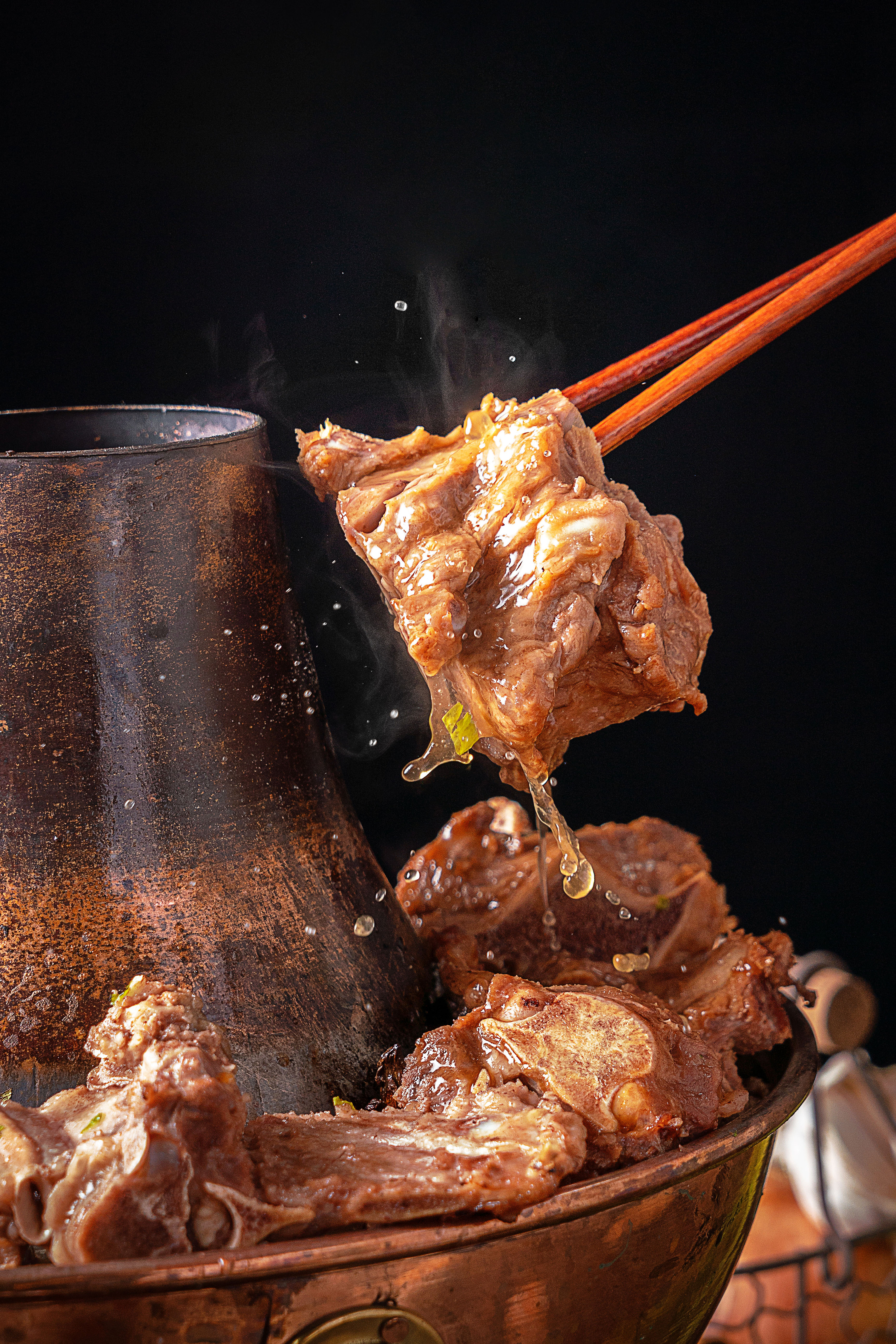 『美食摄影』猪五花 猪排骨 羊蝎子 | 无肉不欢