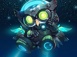 主题电竞馆连锁店IP形象设计、部分店铺包装及周边