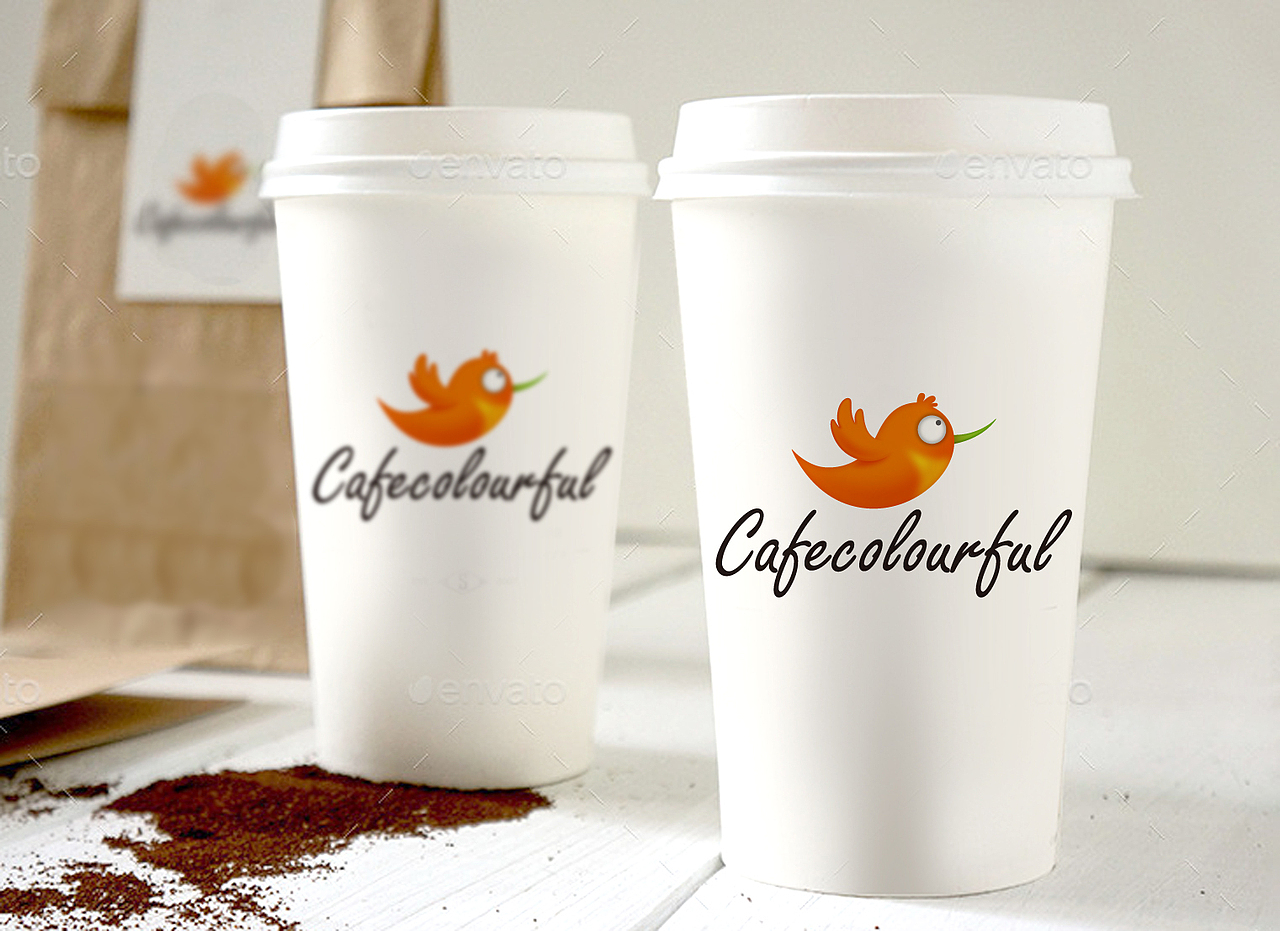 一堆咖啡logo设计