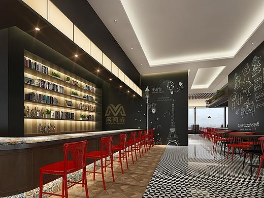 铁板烧teppanyaki店面装修设计效果图#店面设计#铁板烧