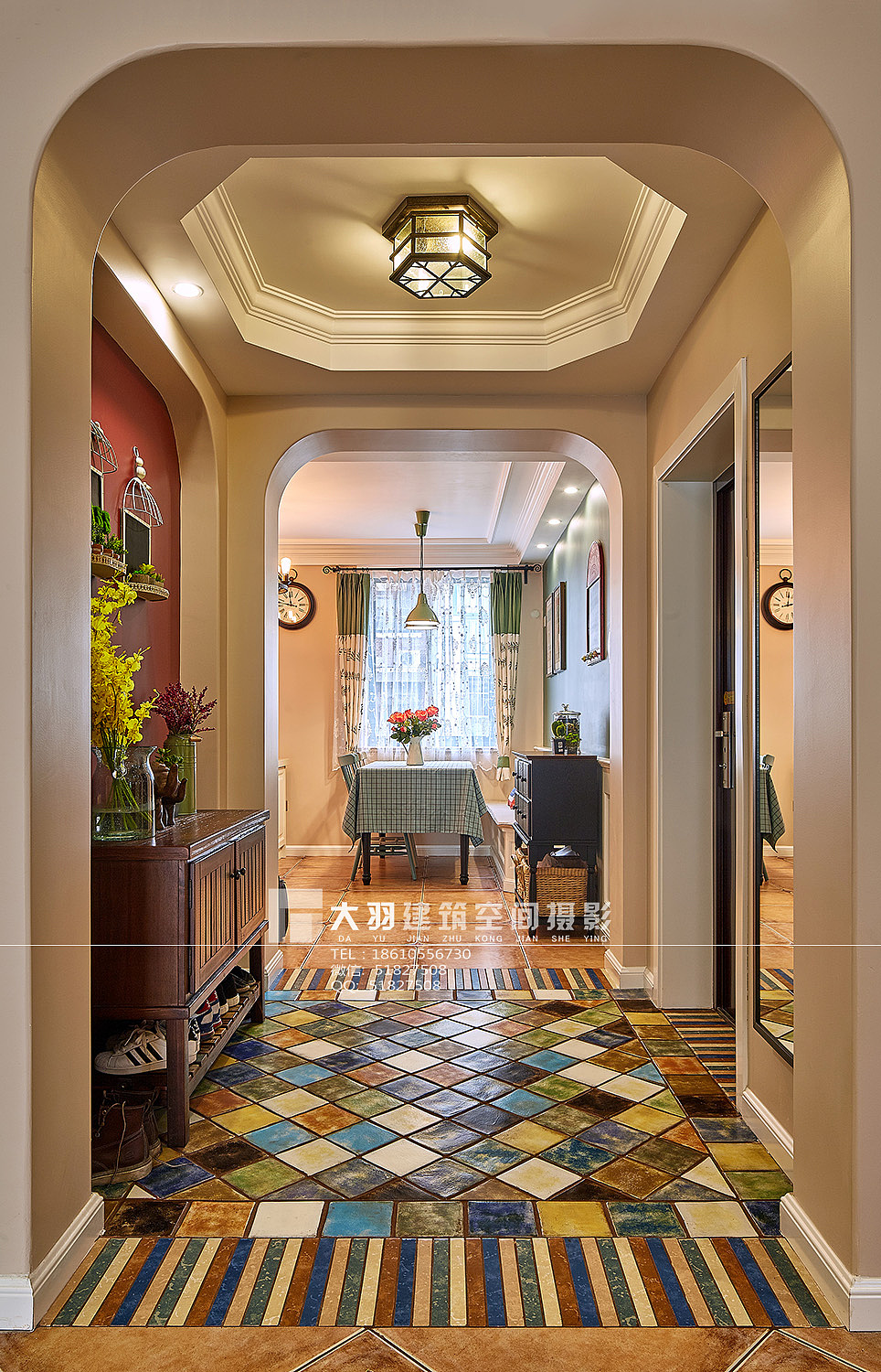 复古美式家居设计实景拍摄（图ZMjAwOTUzODI0） - 环境/建筑摄影 - 站酷设计师北京大羽空间摄影原创素材 - 站酷ZCOOL