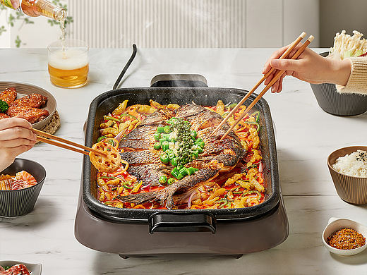 家电摄影 | 年年有鱼 烤鱼盘