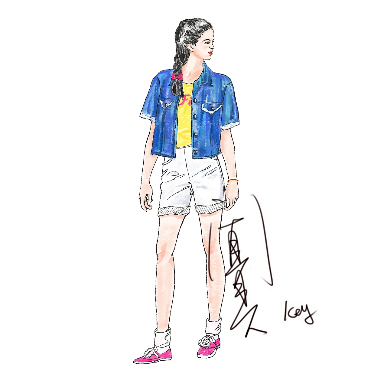 fashion时装插画-Summer篇（图ZNDc4OTYwNTY=） - 商业插画 - 站酷设计师阗真原创素材 - 站酷ZCOOL
