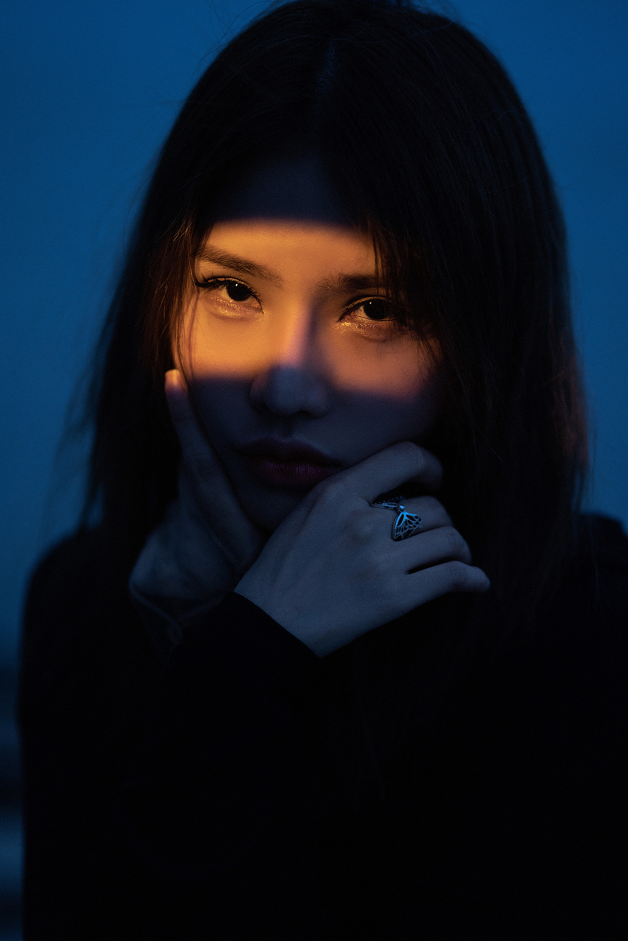 蓝色时刻（图ZMjY1MTUwNDAw） - 人像摄影 - 站酷设计师辰音Azure原创素材 - 站酷ZCOOL