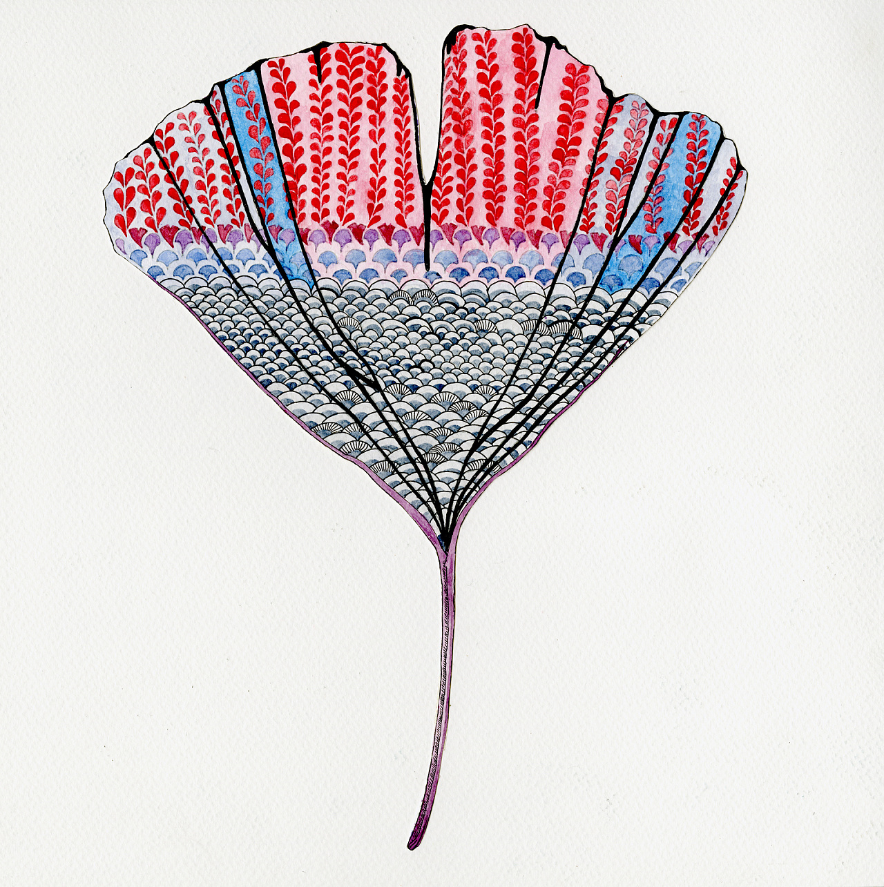 leaf 叶子|插画|商业插画|yulinng - 原创作品 - 站酷 (zcool)