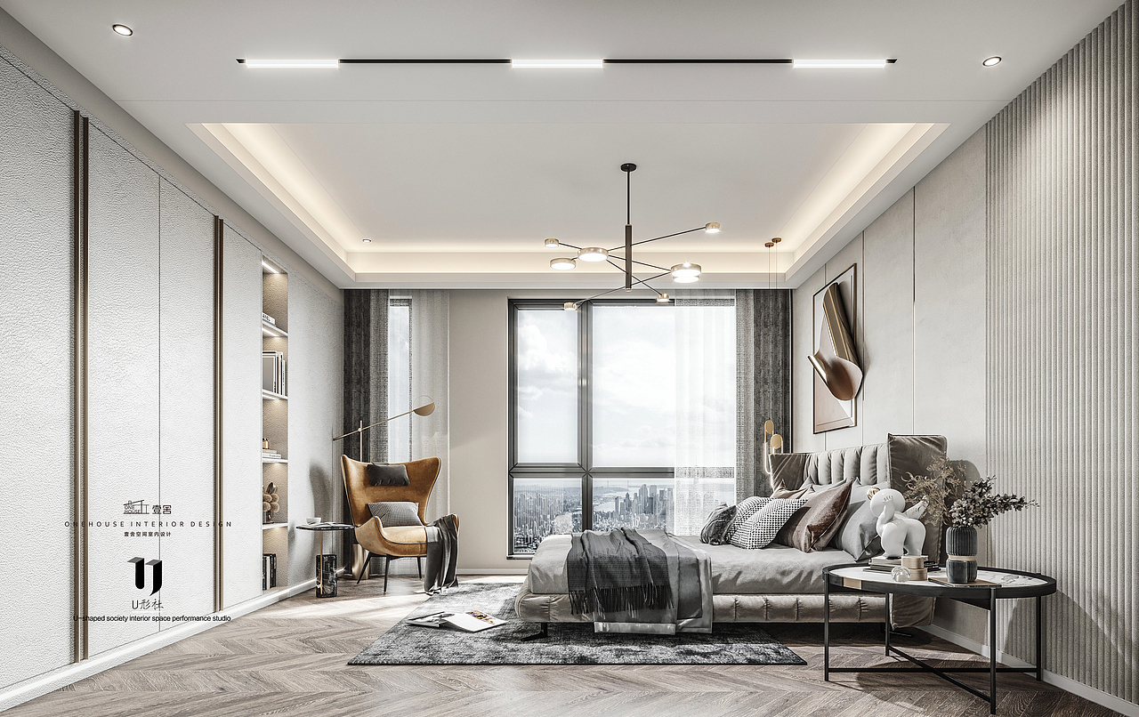 现代轻奢风——卓越浅水湾（图ZMjE4MTk1Njgw） - 家装设计 - 站酷设计师U形社原创素材 - 站酷ZCOOL