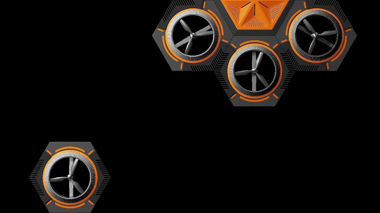 模块化地震搜救无人机