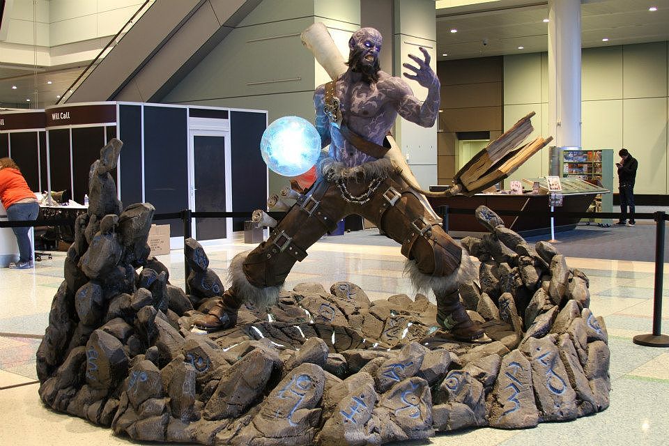 【Steve Wang】英雄联盟授权1比1比例游戏角色复制大型雕像