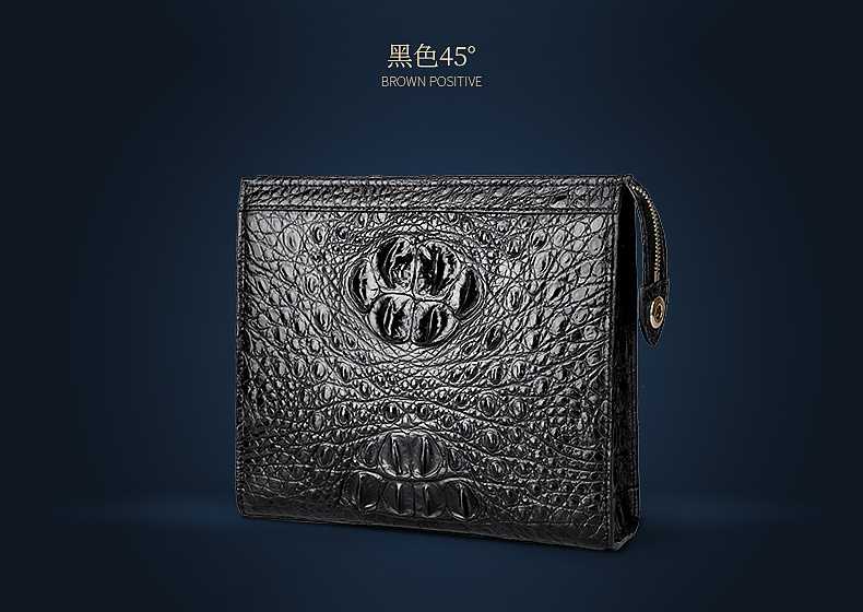 男士鳄鱼皮手拿包（图ZMjYzMjIxMDQ0） - 电商 - 站酷设计师London_原创素材 - 站酷ZCOOL