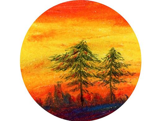油画棒风景绘2