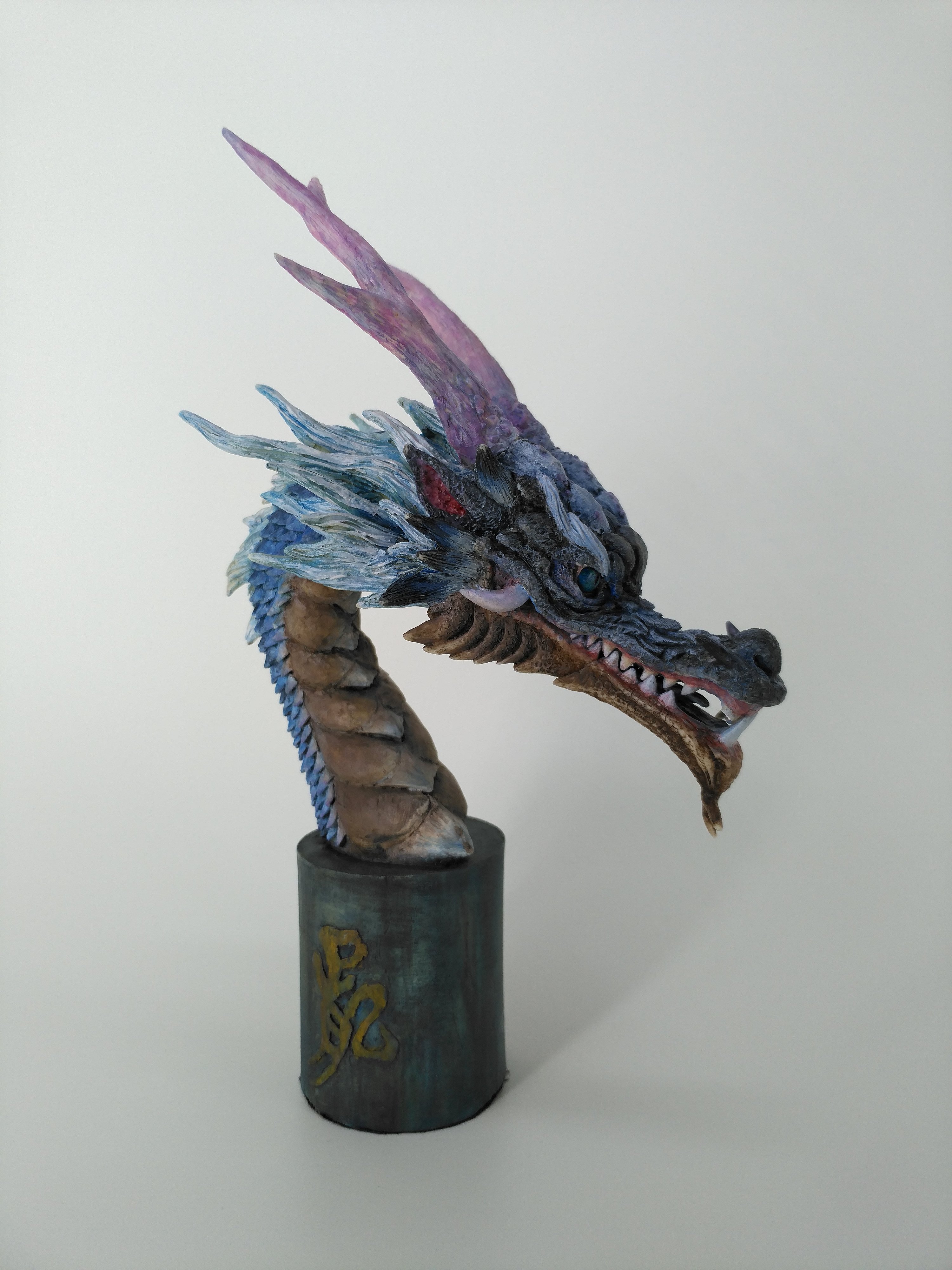 四方神兽之东方青龙|手工艺|手办/原型|呼叫毛线 - 原创作品 - 站酷