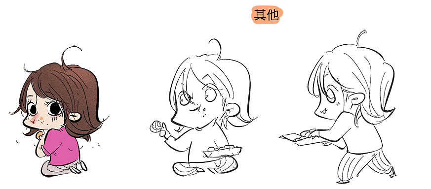 曲奇饼包装角色设计及插画（部分稿）（图ZNzQ2Mjc5NDA=） - 艺术插画 - 站酷设计师阙阙儿原创素材 - 站酷ZCOOL