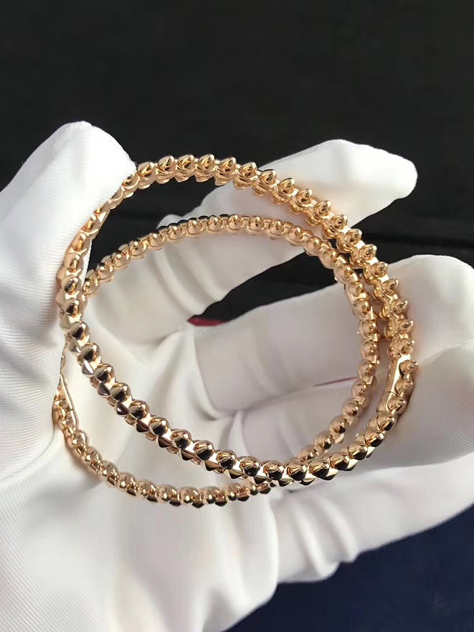 千与千寻珠宝定制2019新款卡地亚双面魅力手镯