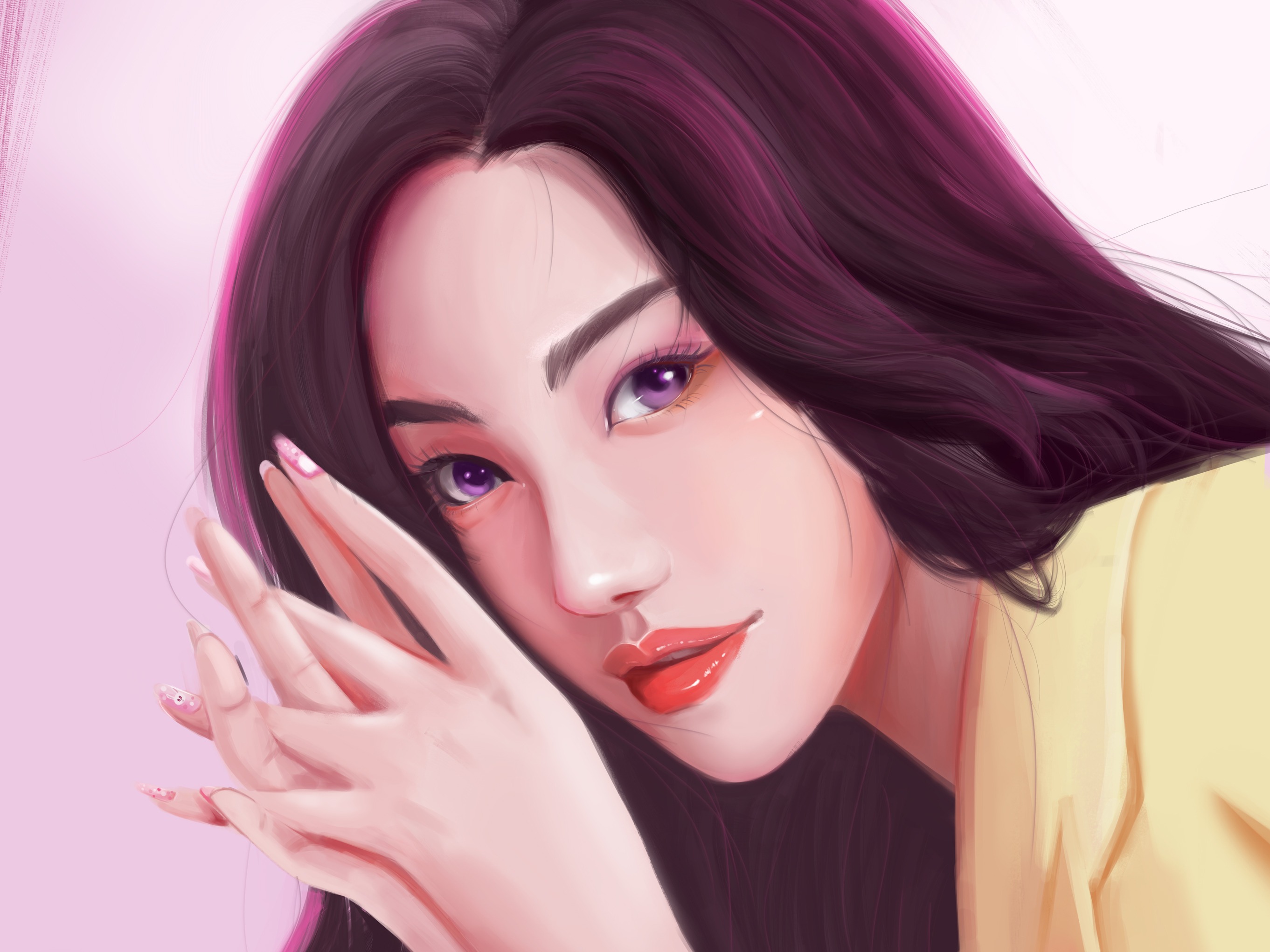 画一个名媛