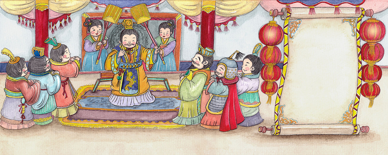中国传统节日《火树银花元宵节》（图ZMTQ3MzMyMTY=） - 儿童插画 - 站酷设计师石子儿绘本工作室原创素材 - 站酷ZCOOL