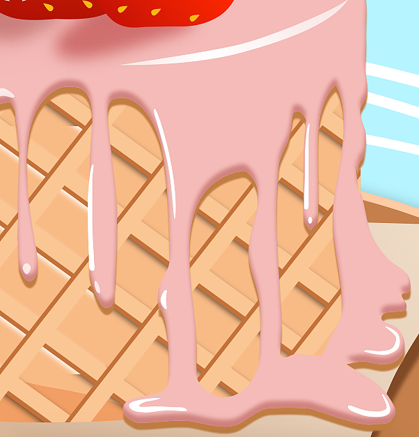 草莓蛋糕（图ZOTIxOTEzNjg=） - 创作习作 - 站酷设计师简之style原创素材 - 站酷ZCOOL