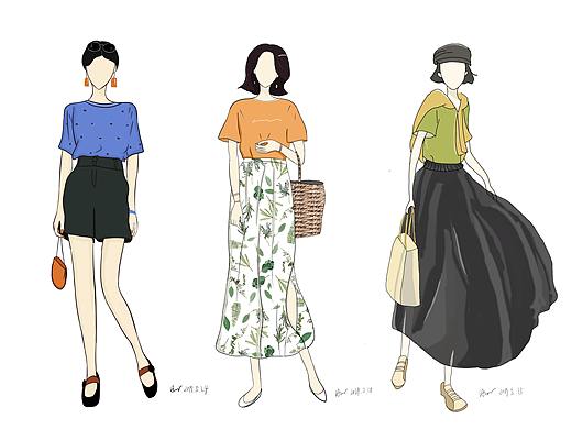 服装插画