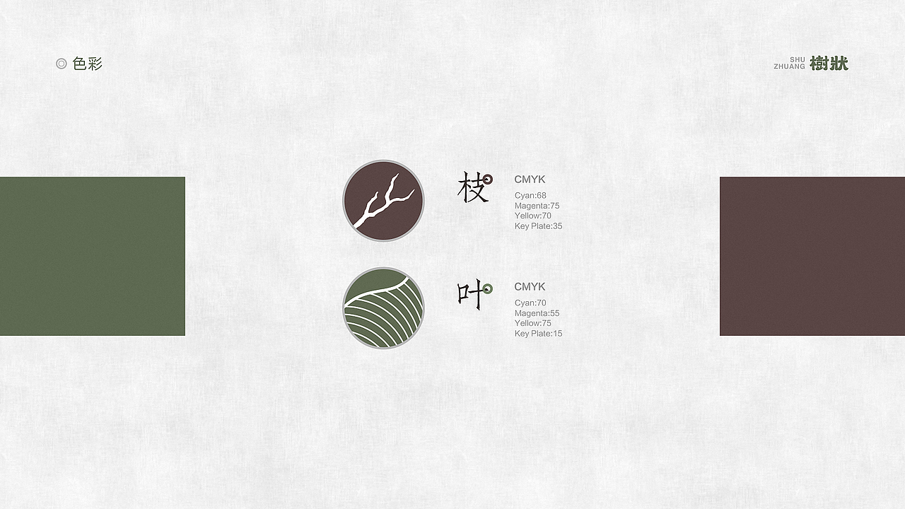一款古树茶的 标志设计