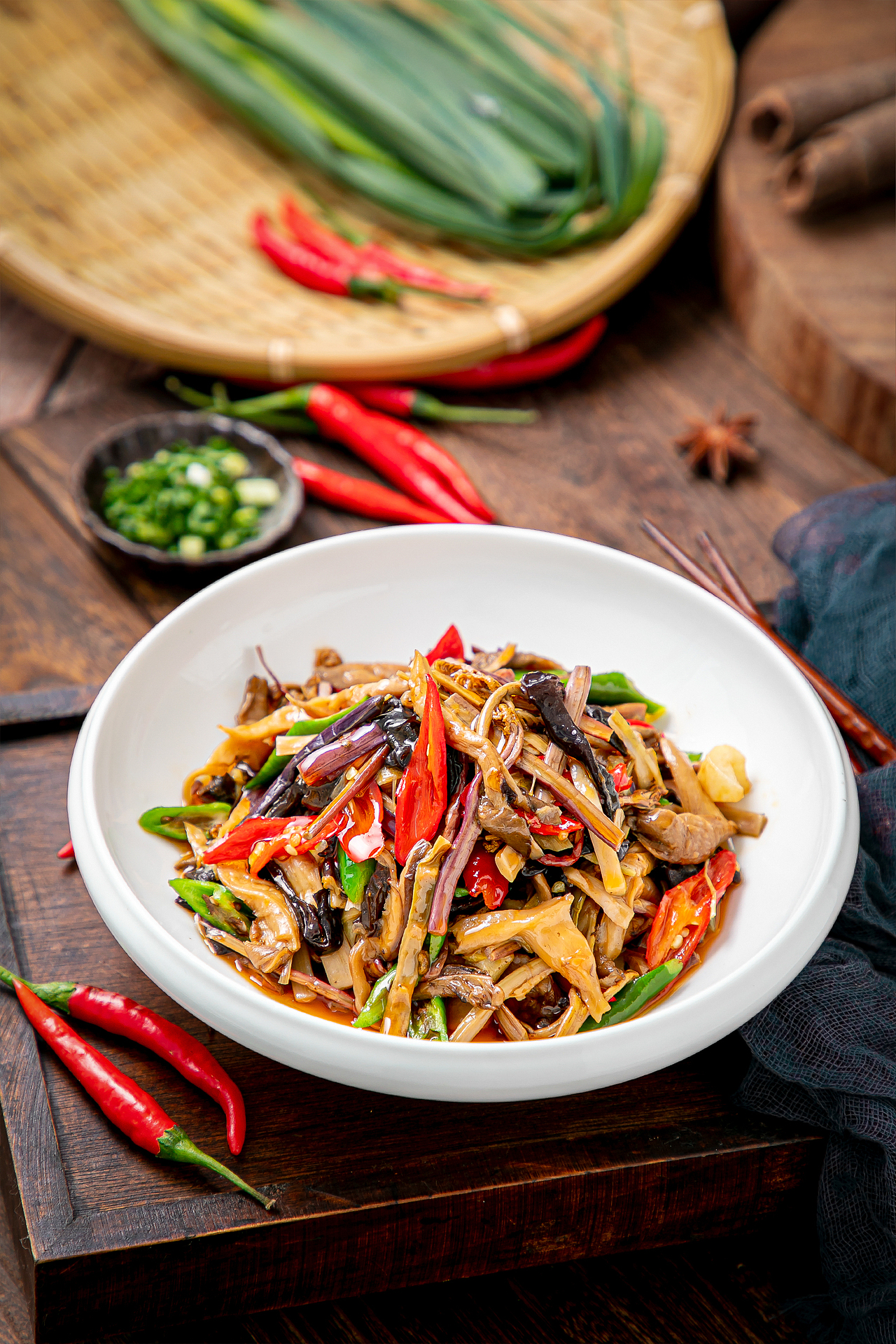 半成品食材 糯米笋 肥肠 腰花美食拍摄 | 长沙