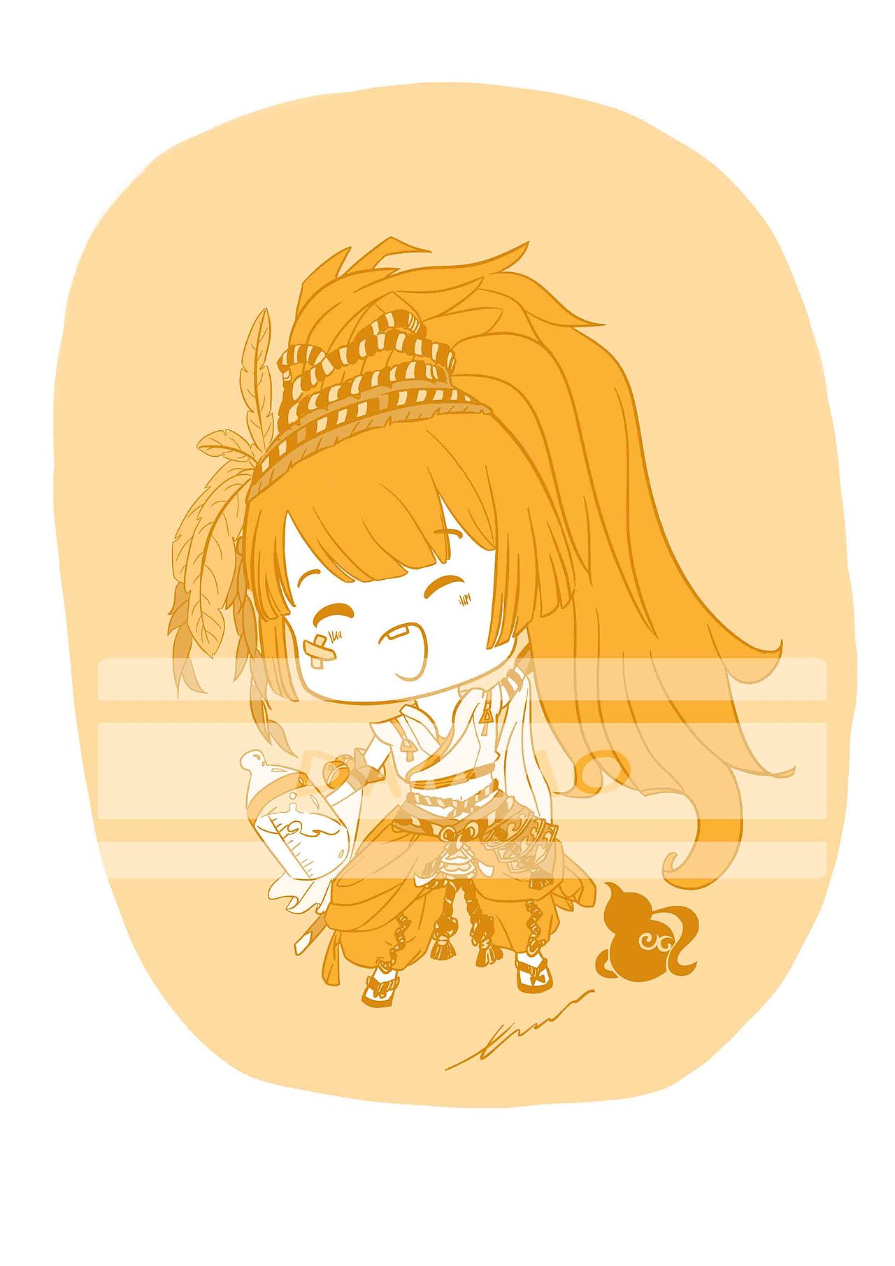 剑网三Q版萝莉（图ZMjU3Mzg5OTI=） - 单幅漫画 - 站酷设计师大喵喵嘞个喵原创素材 - 站酷ZCOOL
