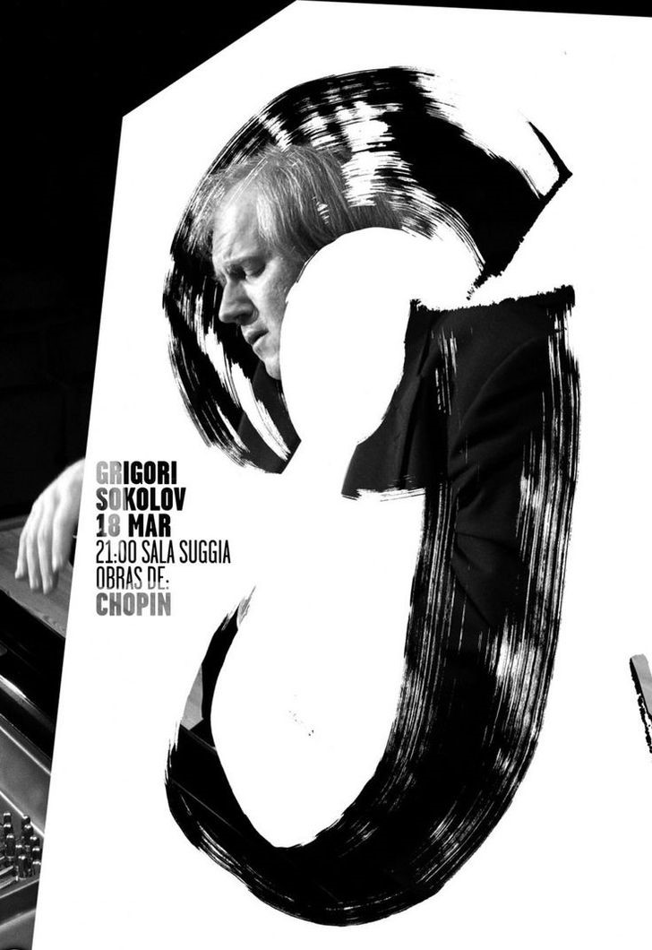 50个醒目的黑白色调版面设计