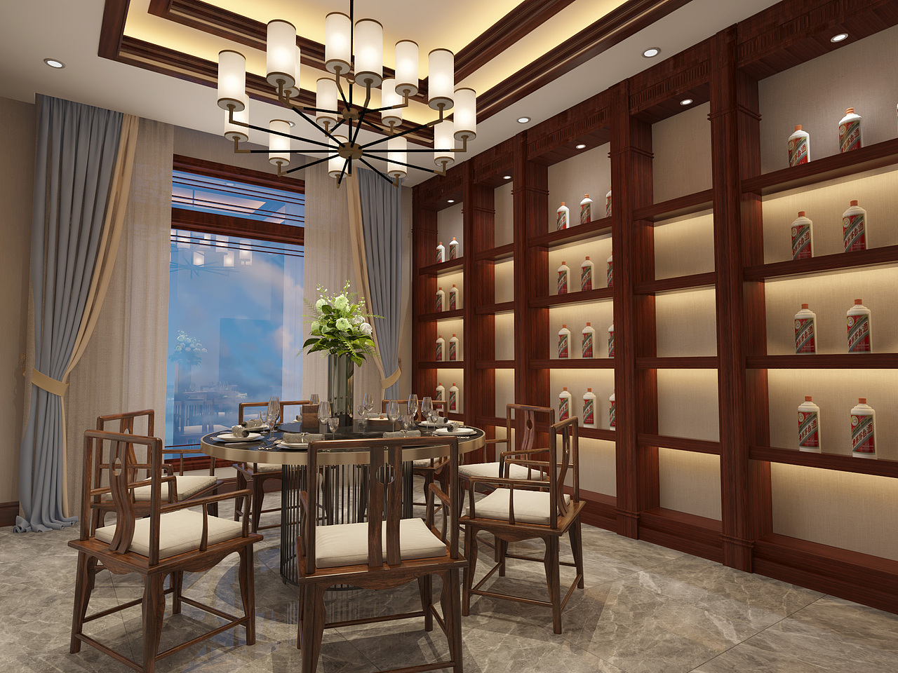 武汉-烟酒会所设计方案（图ZMjExMTgzMTE2） - 家装设计 - 站酷设计师YUE商业展示设计原创素材 - 站酷ZCOOL