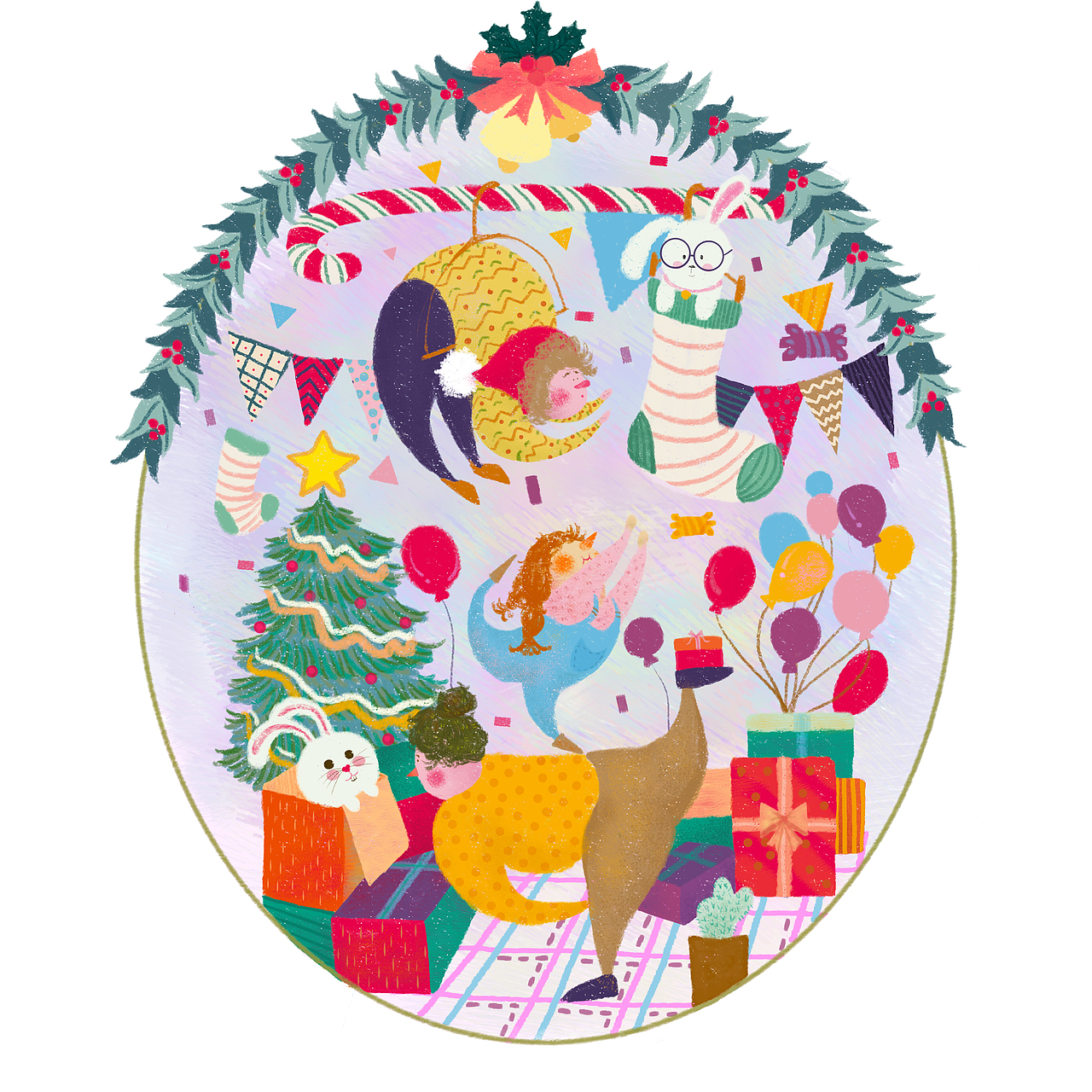 圣诞🎄（图ZMTUzNTg4NTM2） - 创作习作 - 站酷设计师佳慧呀i原创素材 - 站酷ZCOOL