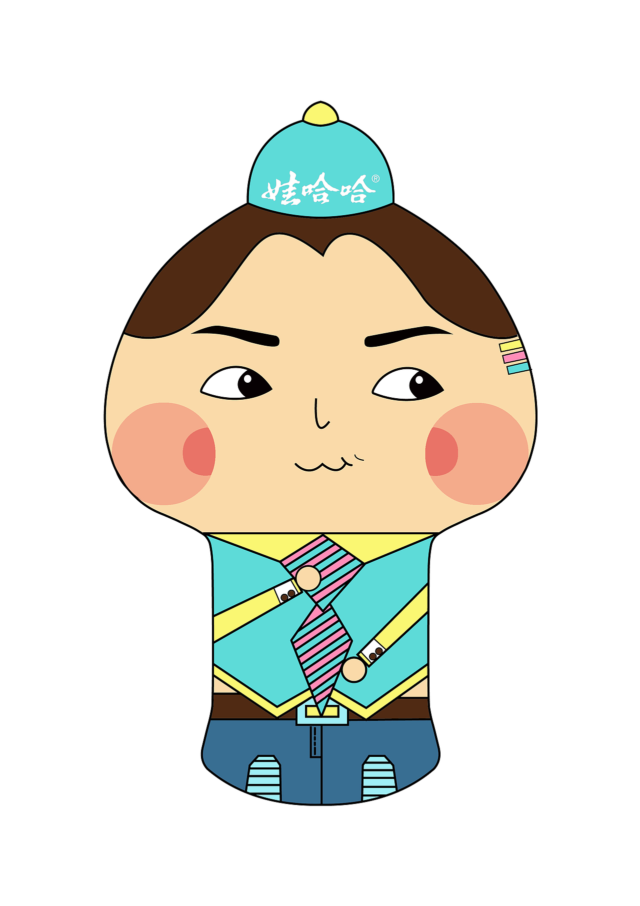 青春永作伴-哇哈哈AD钙新包装（图ZOTQ2MzIwOTI=） - 商业插画 - 站酷设计师誳誳原创素材 - 站酷ZCOOL